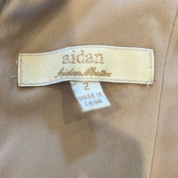 NWOT black sequinned lace bateau neck knee length dress from Aiden Mattox. - Picture 7 of 9